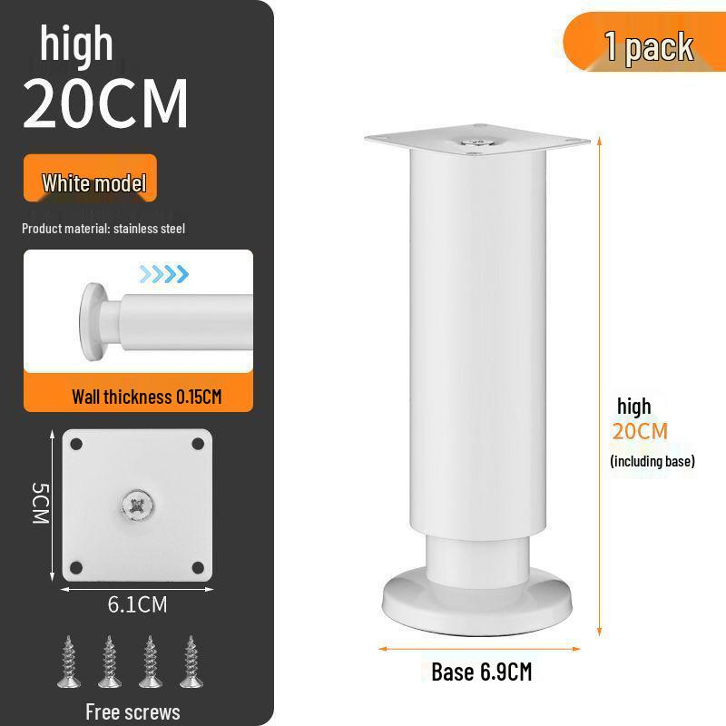 Adjustable Thickened Stainless Steel Table and Sofa Support Legs