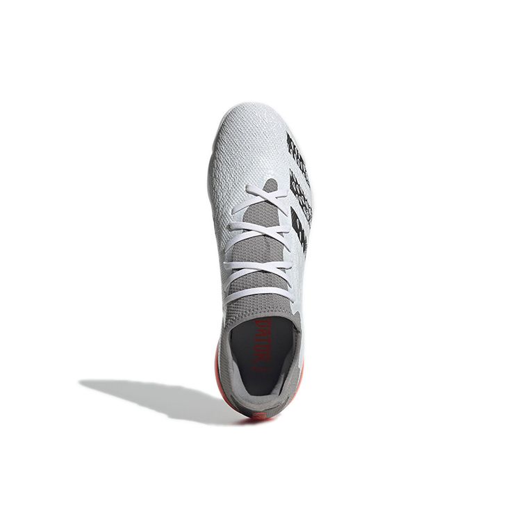 Adidas Predator Freak.3 TF Demonscale - White Solar Red Men Sneakers Cloud-White Iron-Metallic FY6292