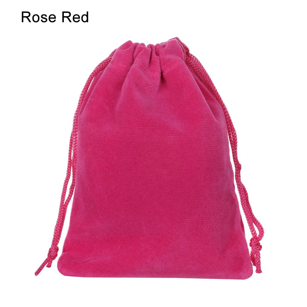 1PC New 12Colors Small Velvet Drawstring Pouch Bag Durble Christmas/Wedding Gift Bags Beauty Dice Storage Portable10x12cm