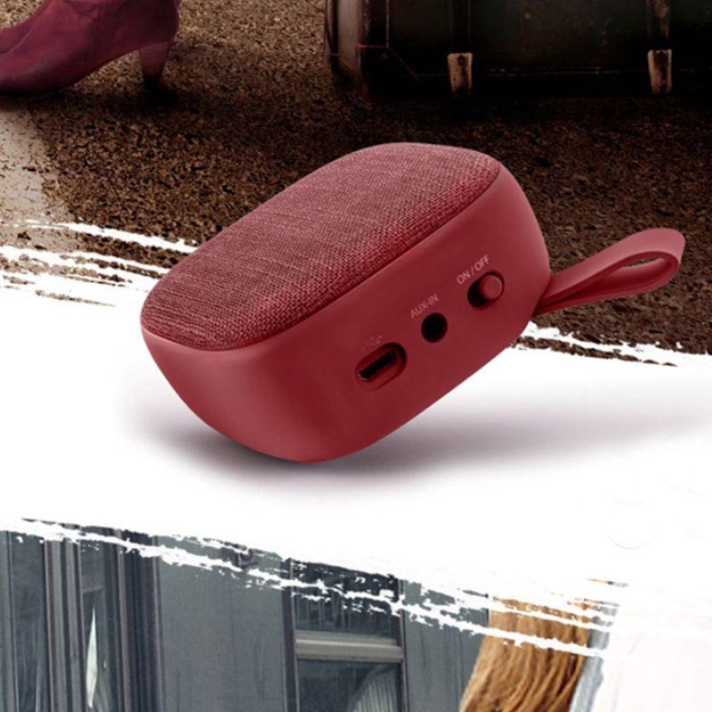 Moderne Fasertechnik Kabelloser Mini Bluetooth Leinwand Lautsprecher Grün