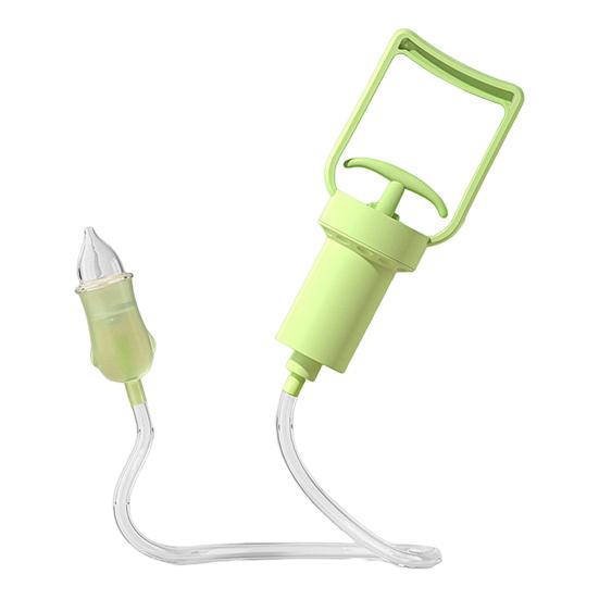 

Детский назальный аспиратор, очиститель носа, компактный дизайн, портативный, удобный в использовании, ручной назальный аспиратор светло-зеленый