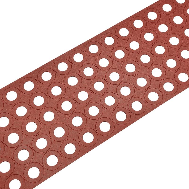 200 Stück 18650 Batterie Isolator Isolierring Klebekartonpapier Rot
