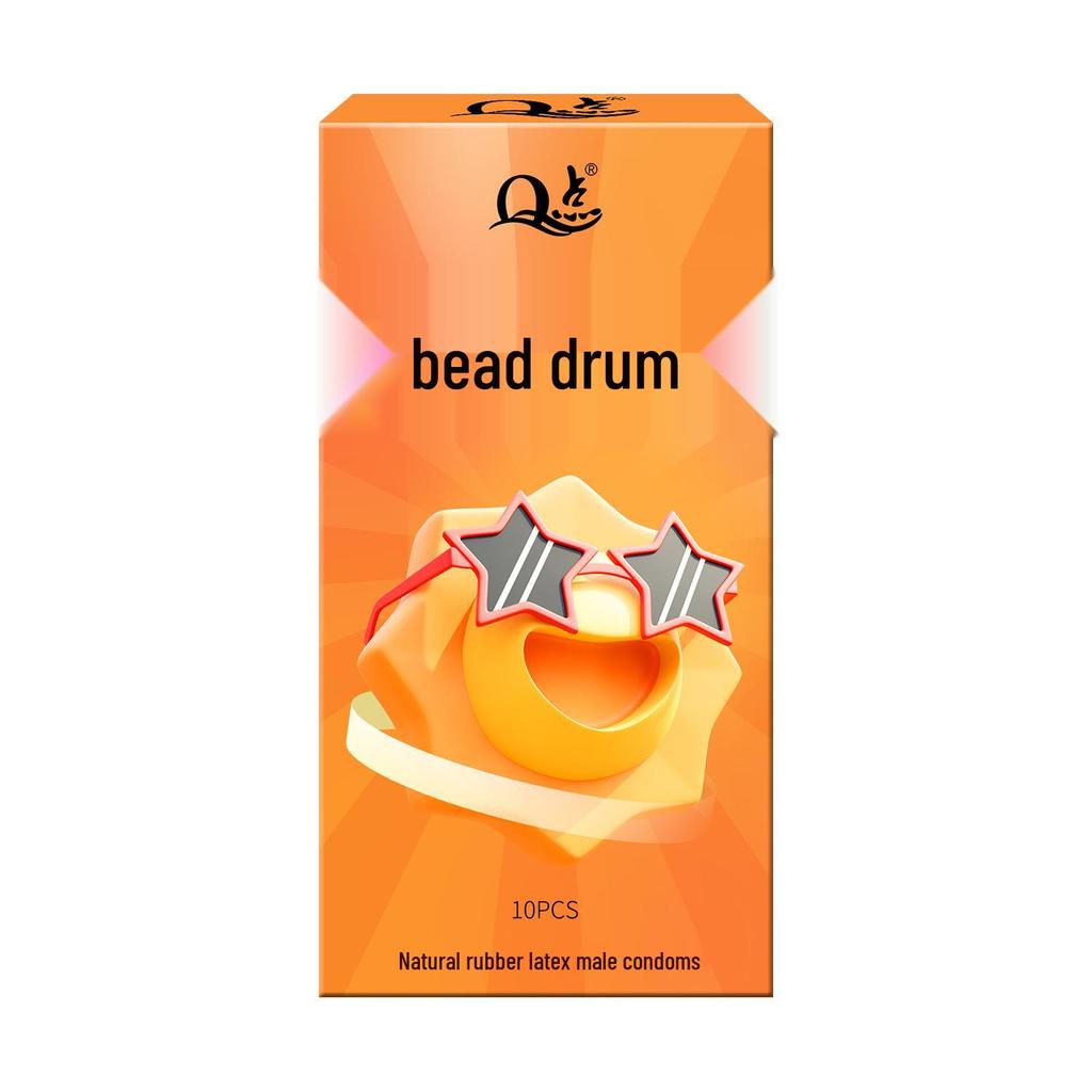 Q-point Hyaluronic Acid 001 Large Particle Delay Condoms - Long-lasting Contraceptives for Adults