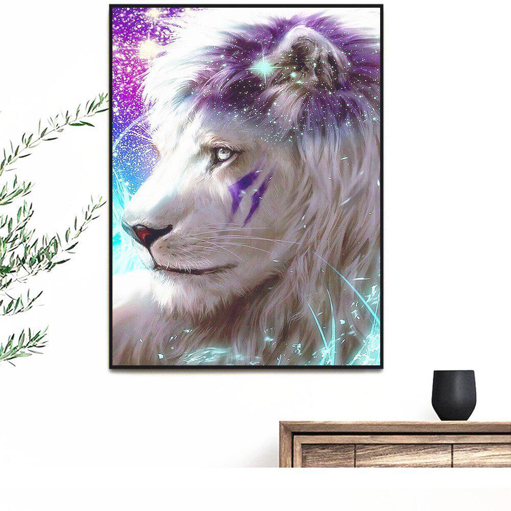 Diamond Painting Animals Home Decoration Lion Picture Beading Diamond Embroidery