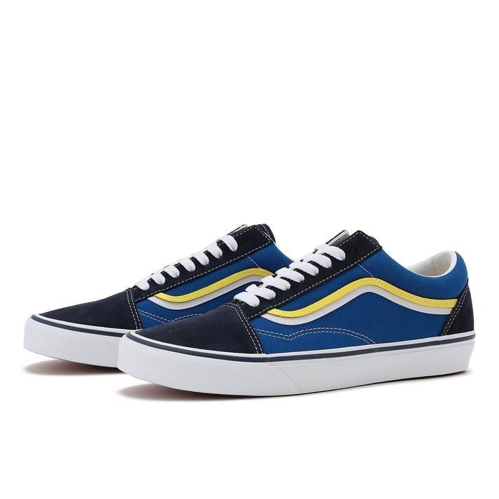 VN000EG8BYL Vans Old Skool DS Синий Желтый (Мужской) 10