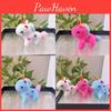 Mini Adorable Unicorn Plush Keychain Cute Pony Plush Toy Soft Short Accessory Fur