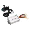 48V 800W Bike Brush Controller Set with Keys Thumb Throttle Electric Bicycle Conversion Kit for