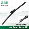 Rear Windshield Wipers Blades,Premium All-Season Wiper Blades Replacement For Seat Ibiza 6F 2018-2023,Natural Rubber Bayonet,Easy To Install 13″