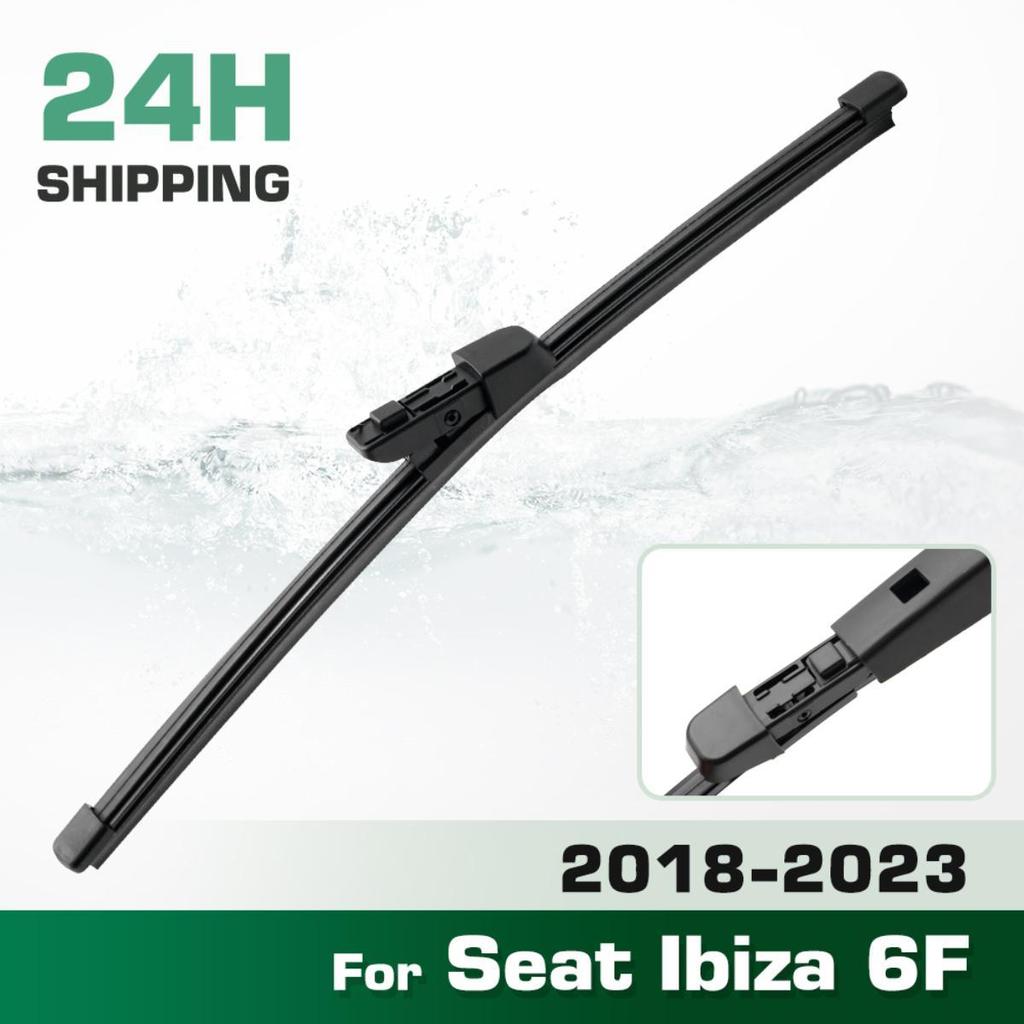Rear Windshield Wipers Blades,Premium All-Season Wiper Blades Replacement For Seat Ibiza 6F 2018-2023,Natural Rubber Bayonet,Easy To Install 13″