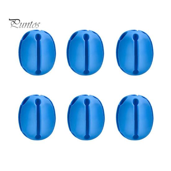 6 stk fiskestang fast ball 4/5/8/9/10 MM 5 hull Ripefri Gjenbrukbar fiskestangbeskytter klips Festeverktøy Fisketilbehør