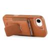 CASENEO For iPhone 16e Case with Foldable Kickstand TPU PU Leather PC Card Bag Magnetic Phone Cover  Compatible with MagSafe