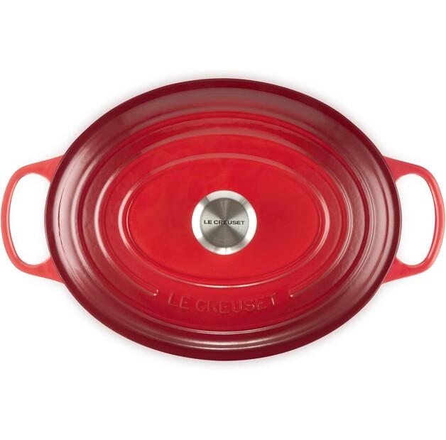 Cast Iron Roaster Le Creuset Signature Oval 31 Cm Cherry Red (21178310602430)