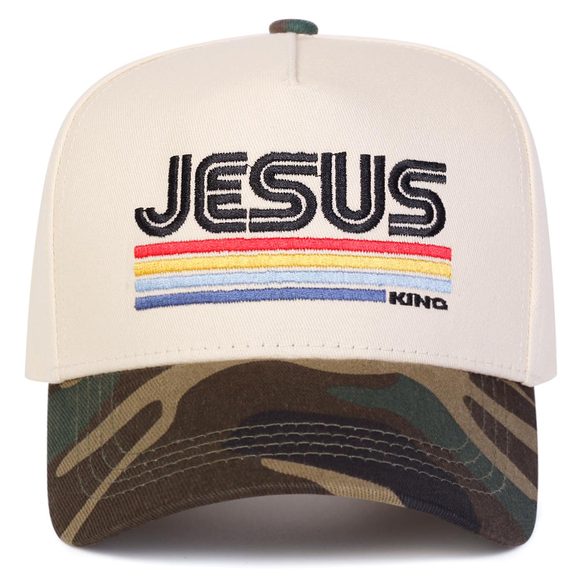 

Unisex Jesus Embroidery Baseball Caps Spring Autumn Outdoor Adjustable Casual Hats Sunscreen Hat Sports Cap