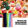 Creative Handicraft Accessories 100Pcs Pipe Cleaners for Handicrafts, Flexible Chenille Stems DIY Bendable Wire Decoration Art Projects, Multi-colored