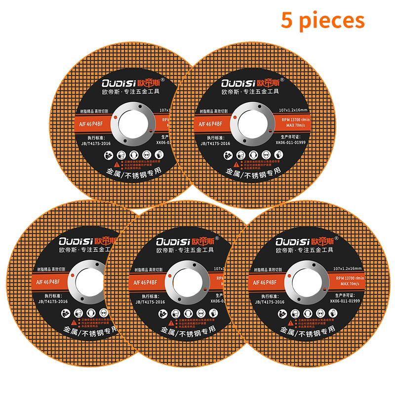 

5-50Pcs 107mm Double Mesh Resin Cut Off Wheel Flap Sanding Grinding Disc Circular Saw Blade for Angle Grinder Cutting Disc 5pcs