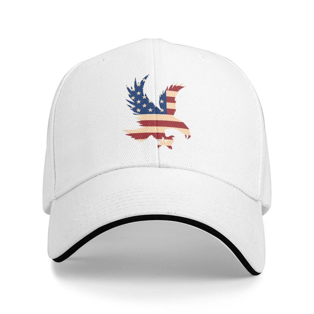 American Eagle Print Baseball Caps Unisex Adjustable Sandwich Hat Vintage Outdoor Summer Travel Sun Snapback Cap Dropshipping