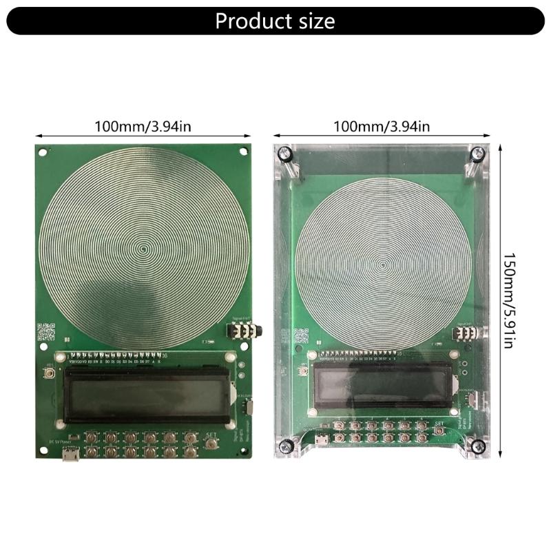 Adjustable DC5V 7.83HZ 0.01Hz~100000Hz Resonance Low Frequency Pulse  Generator Resonator Sine