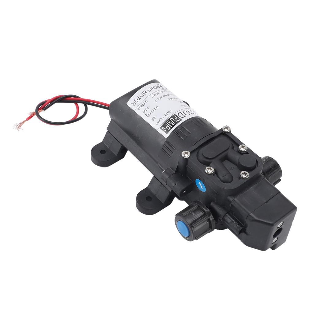12V Membranpump Automatisk Avstängning Mini Smart Elektrisk Membranpump för Tryck Biltvätt