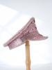 Unisex Y2K Stage Hat with Metal Rivets & Sequins Teardrop Gem