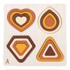 Educational Wooden Geometric Shapes Game Montessori Learning Math Jigsaw Puzzle Board for Kids Sorting Stacking Cognition Toys