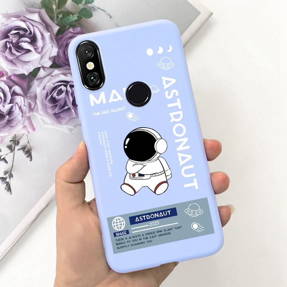 Case For Xiaomi Mi A2 Lite 5.84" Cute Animal Cartoon Candy Color Soft Silicone Phone Bumper For Xiaomi Mi A2lite Back Cover
