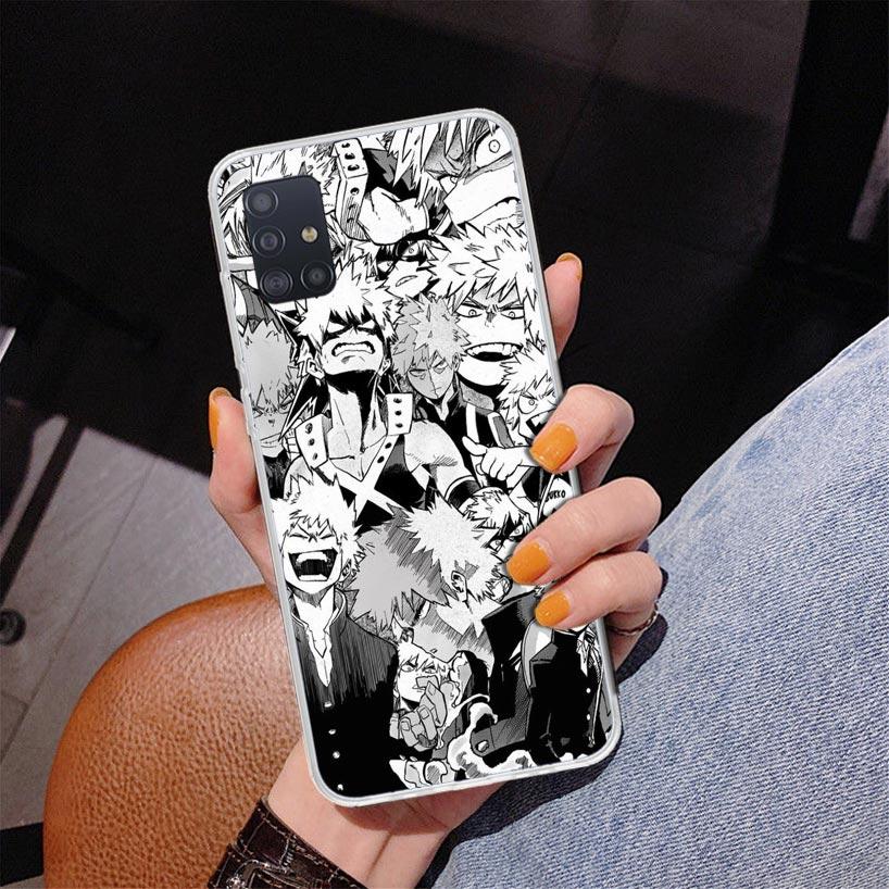 My Hero Bakugou Katsuki Phone Case For Samsung Galaxy A52 A32 A22 A12 A51 A31 A50S A30S A20S A10S Note 20 Ultra 10 Plus S10 A72