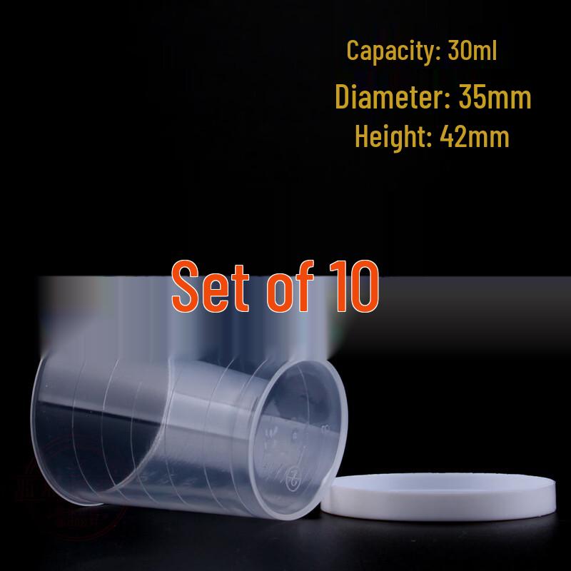 XHe Plastic Measuring Beaker and Cylinder Set