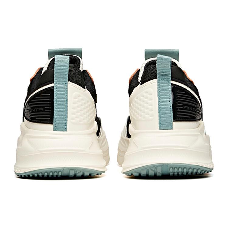 ANTA Life Collection Casual Shoes Men's Low top Black/Ivory White/Gray Green 112118812-1