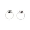 S925 Silver-plated Stud Earrings Suitable for Small Earlobes Women's Simple Hong Kong Trend Men's Mini Small Retro Personality Spring Earrings