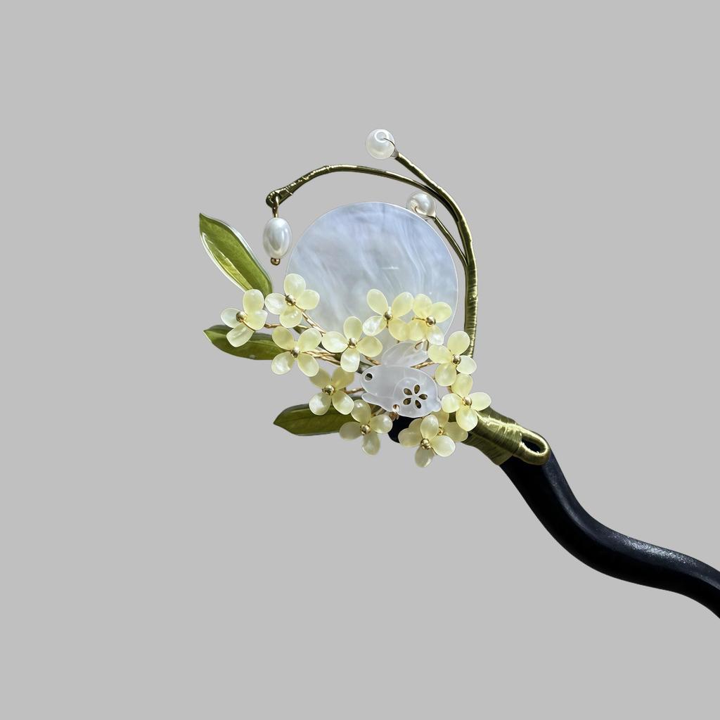 Luksusowa spinka do włosów z frędzlami w chińskim stylu do stylizacji wieczorowej