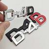 3D Metal Car Letters Logo D4D Badge Trunk Fender Emblem Sticker For Toyota Yaris Corolla Avensis Land Cruiser Hilux Accessories