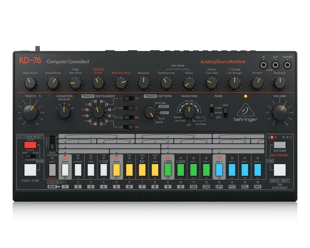 Behringer rd-78 - analogowa maszyna perkusyjna