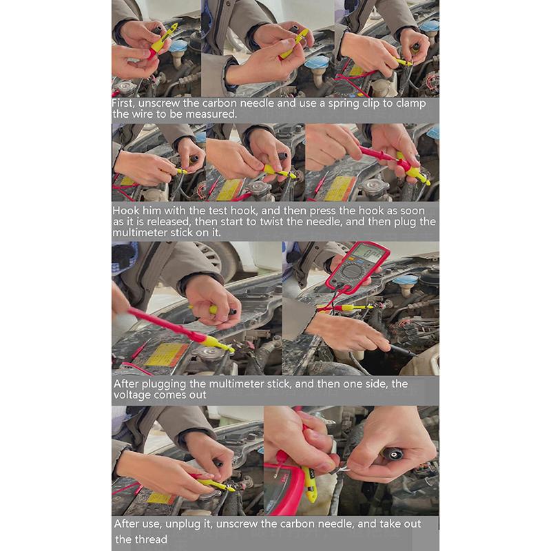 Insulation Piercing Clip Set Circuit Repair Tools Detection Of Car Circuit