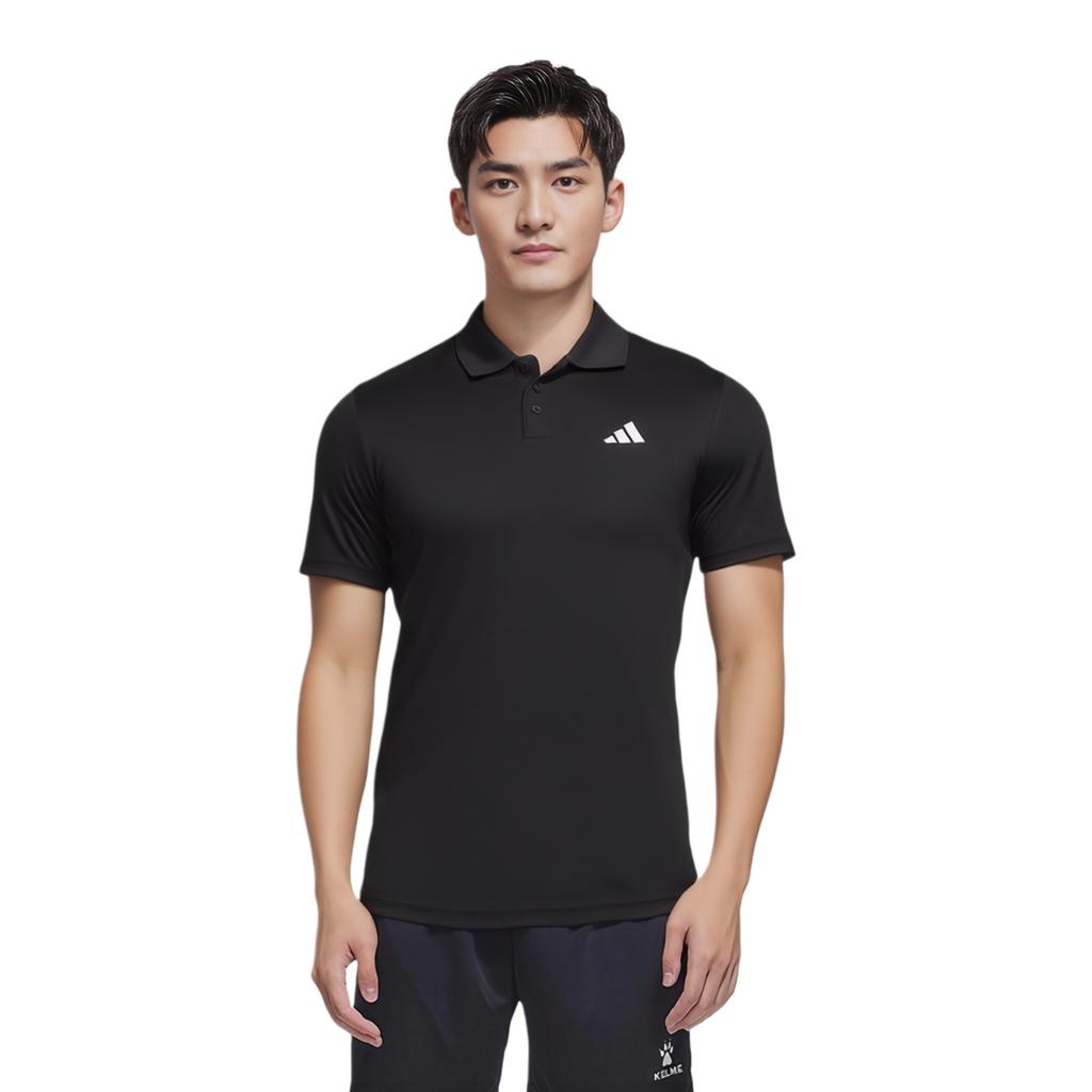 adidas Climacool Freelift Comfortable Skin-Friendly Breathable Sweat-Wicking Short Sleeve Polo Shirt Men Polo Shirts Black JH3381