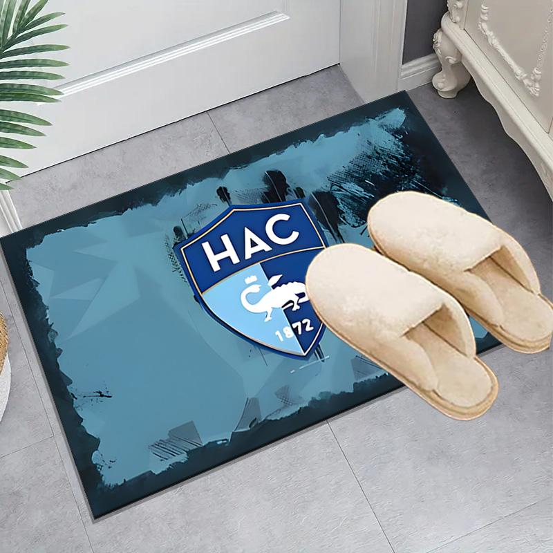 1PC Le Havre Crest Heritage Floor Mat for Living Room, Game Rooms, Office, Bedroom, Office Floor Mat Playful Design, Christmas fan gifts