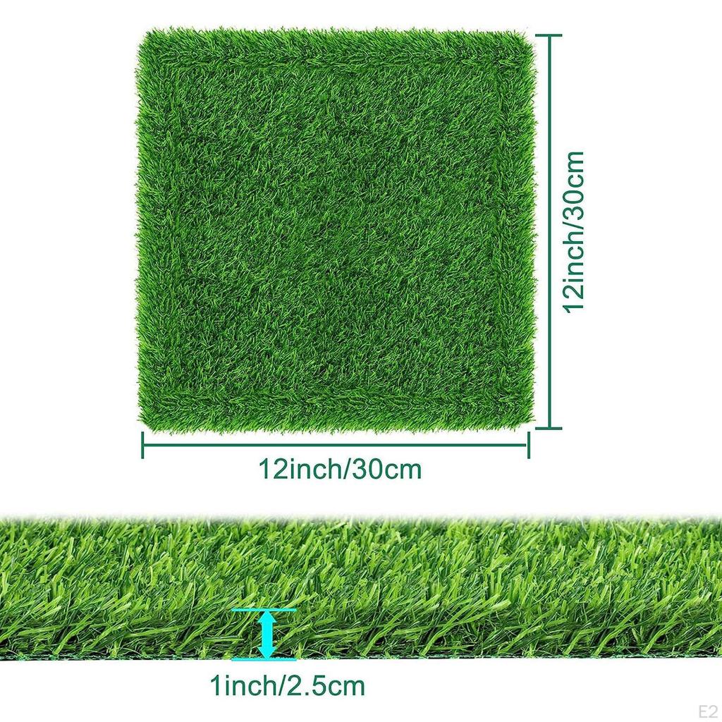 Chicken Nesting Boxes Pads, Artificial Grass Rug Synthetic for Coop Laying Box Pads