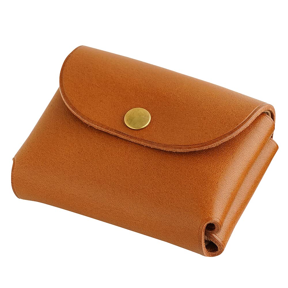 Nakota SEAMLESS COMPACT One Mini Leather Wallet with Coin Orange WALLET, Size, Purse,