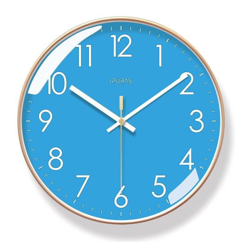 Minimalist Nordic Wall Clock With Quartz Movement For Living Room Decor