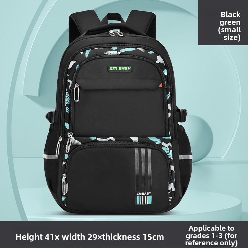 Kids School Backpack With Letter Print And Ultralight Nylon For Boys Grades 34