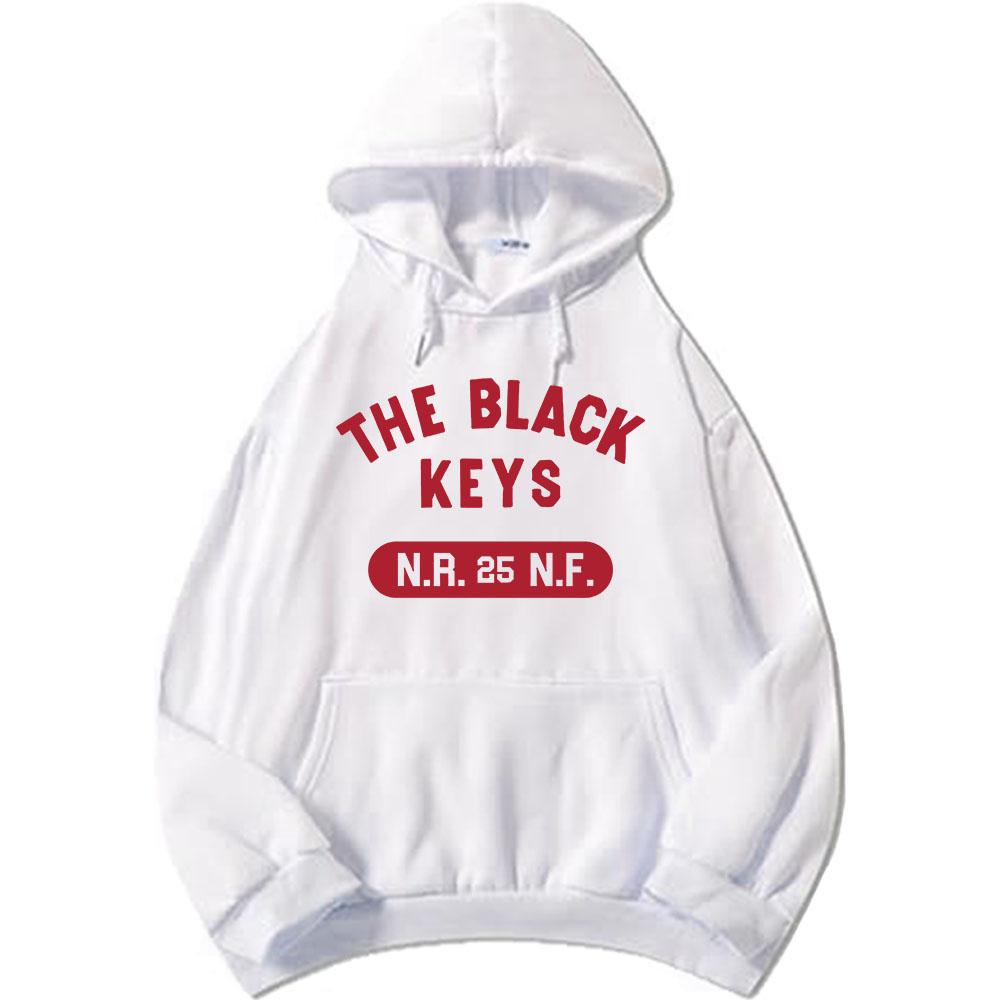 The Black Keys NRNF Sweats à capuche Manches longues Polaire Sweat à capuche pour homme Décontracté Unisexe Streetwear Lourd Mental Mode Pull