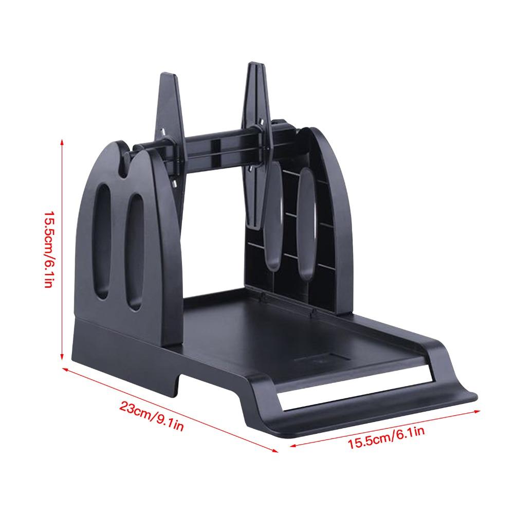 ABS Label Roll Holder Lightweight Sticker Dispenser Black Label Dispenser  Desktop Use
