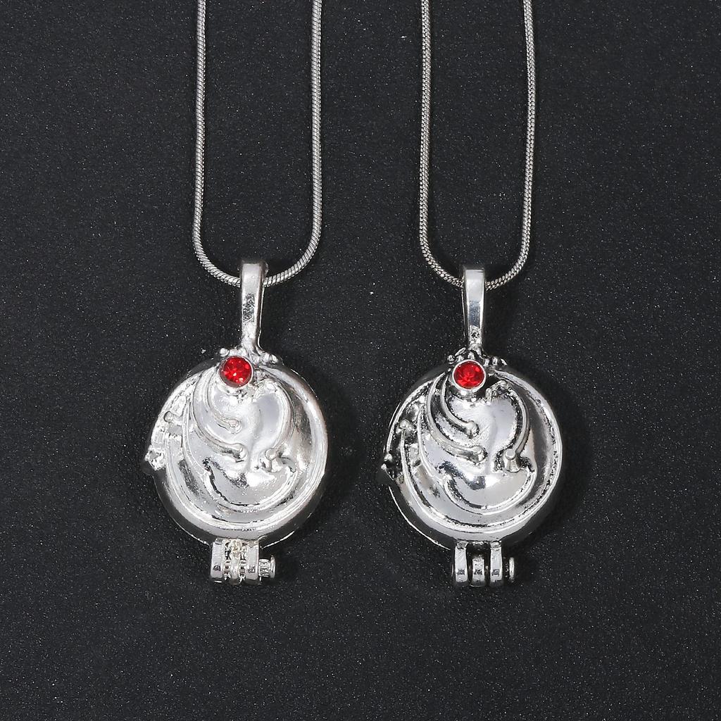 The Vampire Diaries Necklace Elena Gilbert Fashion Vervain Verbena Pendant Photo Locket Jewelry Men Women Christmas Party Gifts