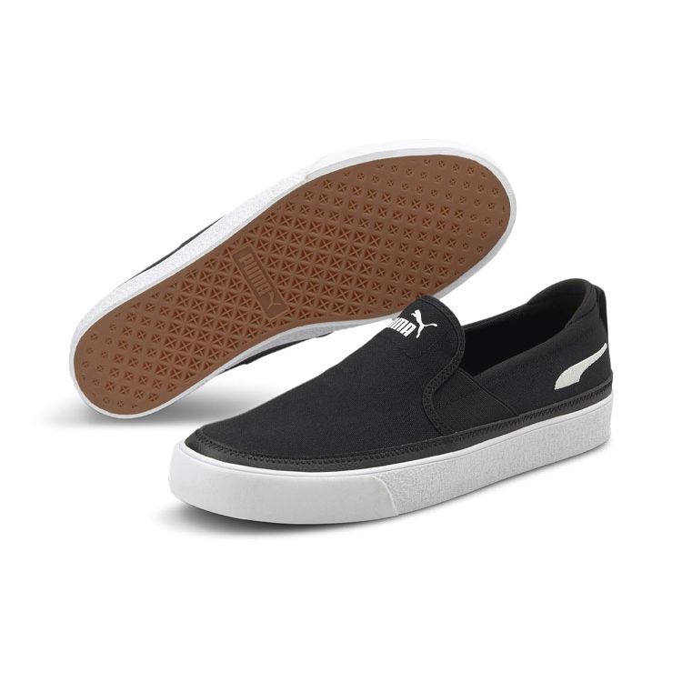 Puma Bari Series Z Nazouvací Nízké Skate Boty Unisex Tenisky Černá Bílá 380141-05