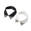 Quality Rhinestones Accent Collar Back Opening Closure Design Breathable Polyester Neckpiece Prom Wear Accessory