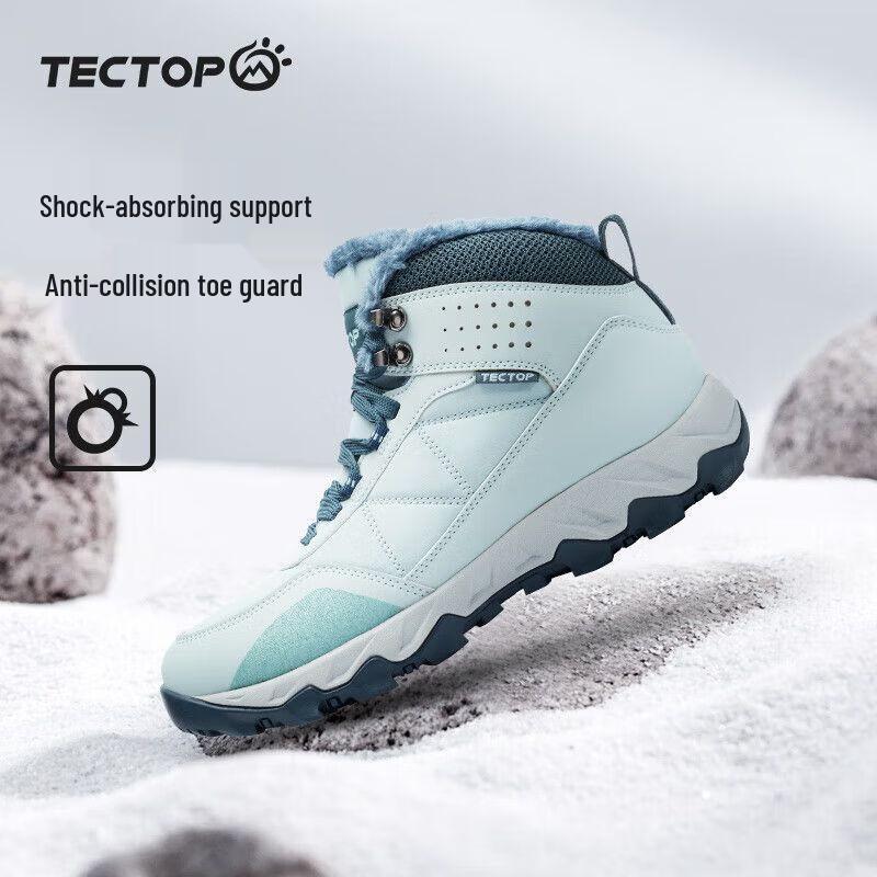 TECTOP Unisex High-Top Waterproof Insulated Hiking Boots 39