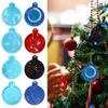 Silicone Moulds Resin Crafts Christmas Ball Mold Holographic Pendant Keychain Molds Epoxy Mold