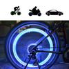 2 ks LED lampa Blikajúce svetlo na ventilček kolesa pre auto, bicykel, motocykel