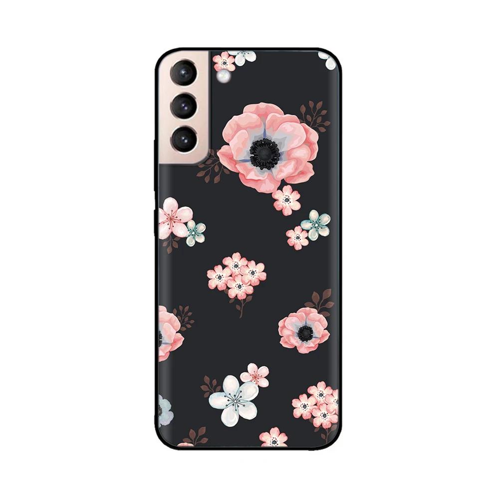 For Samsung Galaxy S21 Plus Case Soft Black Silicone Cover Protective Shell For Samsung Galaxy S21 Plus Ultra S21+ FE 5G Case