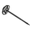 Solar Shed Light 2 In 1 Wall Mounted Ground Insert Round Shape ABS Exterior Front Porch Security