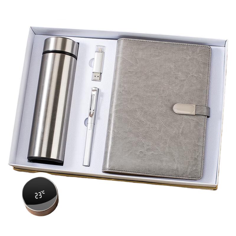 Premium Smart Thermos & Stationery Gift Set